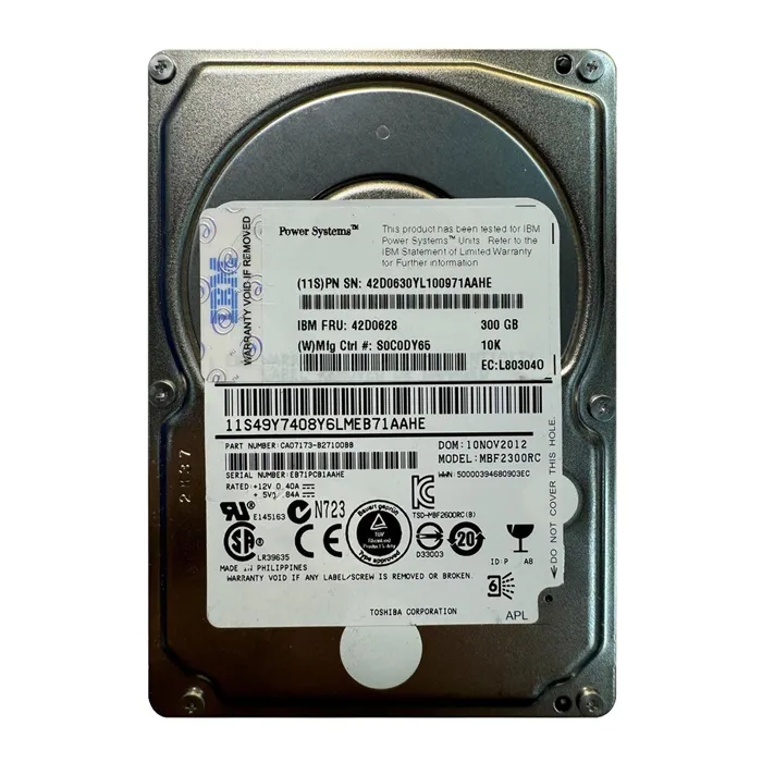 IBM 42D0628 | 300GB 10000RPM SAS 6Gb/s 2.5-Inch Hard Drive Refurbished -  refurbished available on Gotodirect