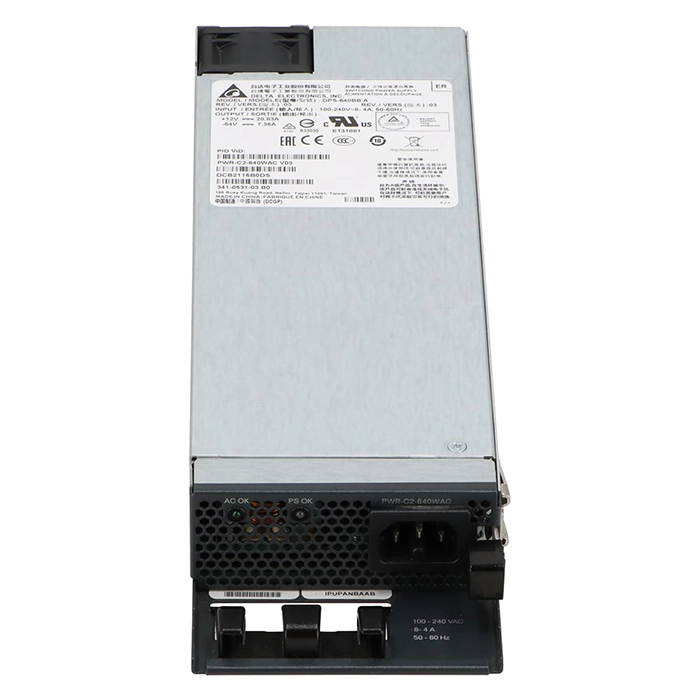 Cisco PWR-C2-640WDC= | 640-Watts Power Supply for Catalyst 3650-24PD-E / 3650-24PD-L Switch Refurbished - Cisco Systems Inc. refurbished available on Gotodirect