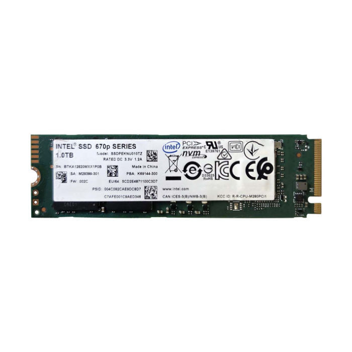 Intel SSDPEKNU010TZ | 670p Series 1TB QLC PCI Express 3.0 x4 NVMe M.2 2280 Internal Solid State Drive Refurbished - Intel refurbished available on Gotodirect