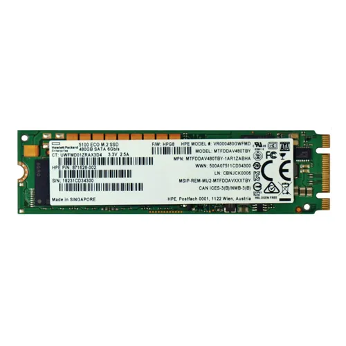 Buy HP 871628-002 | 480GB SATA 6Gb/s Read Intensive M.2 2280 Solid State Drive for ProLiant Servers Refurbished - $144.06 HP 871628-002 | 480GB SATA 6Gb/s Read Intensive M.2 2280 Solid State Drive for ProLiant Servers Refurbished - Hewlett-Packard (ou HP en abrégé) refurbished available on Gotodirect