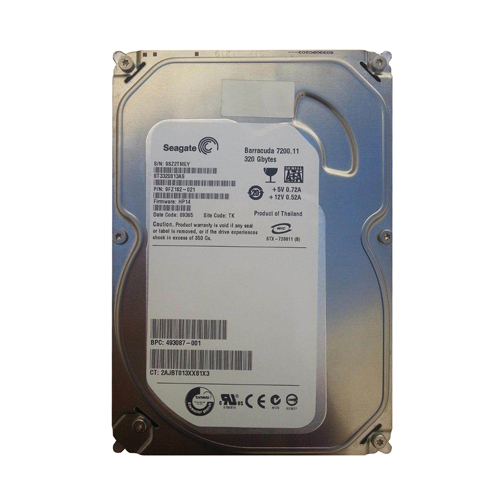 HP 493087-001 | 320GB 7200RPM SATA 3Gb/s NCQ 8MB Cache 3.5-inch Hard Drive Refurbished - Hewlett-Packard (ou HP en abrégé) refurbished available on Gotodirect