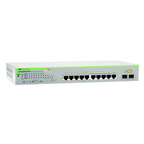 Buy Allied Telesis AT-GS950/10PS-50 | GS950 AT-GS950/10PS 10 x Ports PoE+ 1000Base-T + 2 x Ports Combo SFP Layer 2 Managed Rack-mountable Gigabit Ethernet Network Switch Refurbished - $402.16 Allied Telesis AT-GS950/10PS-50 | GS950 AT-GS950/10PS 10 x Ports PoE+ 1000Base-T + 2 x Ports Combo SFP Layer 2 Managed Rack-mountable Gigabit Ethernet Network Switch Refurbished - refurbished available on Gotodirect