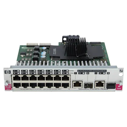 HP J4907AZ | ProCurve XL Series 16 x Ports 10/100/1000Base-T Expansion Module Refurbished - Hewlett-Packard (ou HP en abrégé) refurbished available on Gotodirect