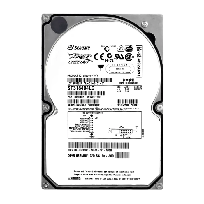 Dell 053MUF | 18GB 10000RPM Ultra160 SCSI 4MB Cache 80-Pin 3.5-Inch Hard Drive Refurbished - Dell refurbished available on Gotodirect