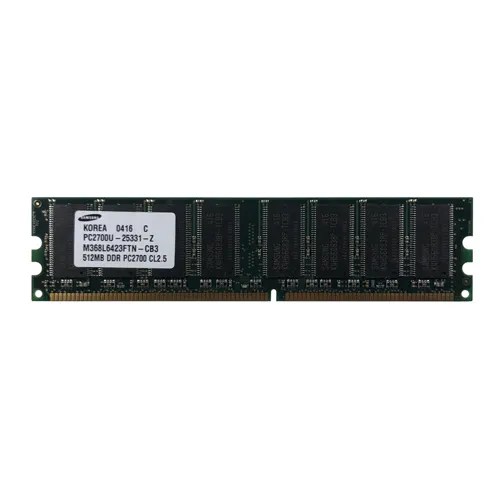 Samsung M368L6423FTN-CB3 | 512MB DDR-333MHz PC2700 Non-ECC Unbuffered UDIMM CL2.5 2Rx8 2.5V 184-Pin Memory Module Refurbished - Samsung refurbished available on Gotodirect