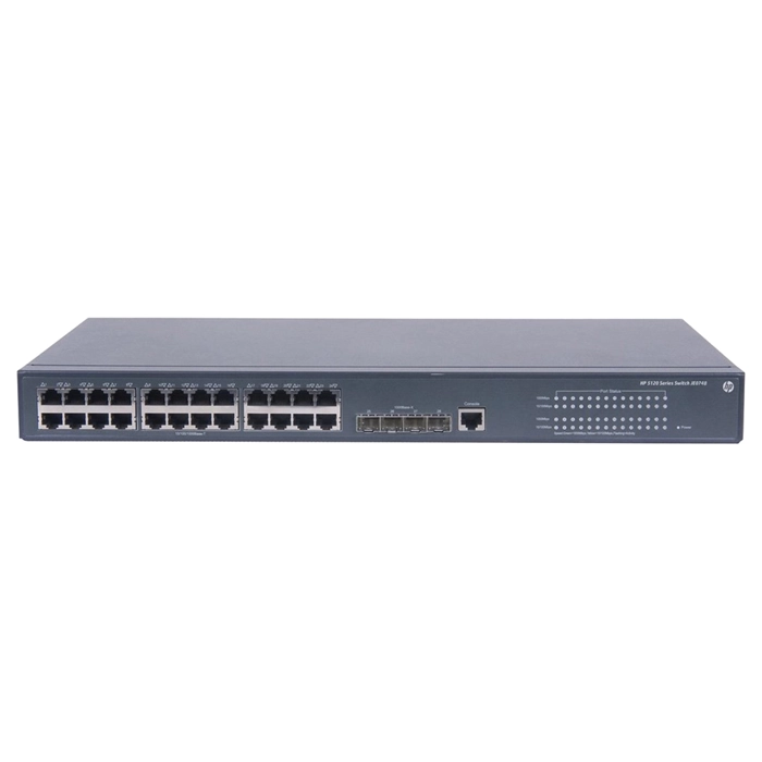 HP JE074B | FlexNetwork 5120 SI Series 5120-24G SI 24 x 10/100/1000Base-T RJ-45 and 4 x SFP (mini-GBIC) Ports Layer 3 Managed Gigabit Ethernet Network Switch Refurbished - Hewlett-Packard (ou HP en abrégé) refurbished available on Gotodirect