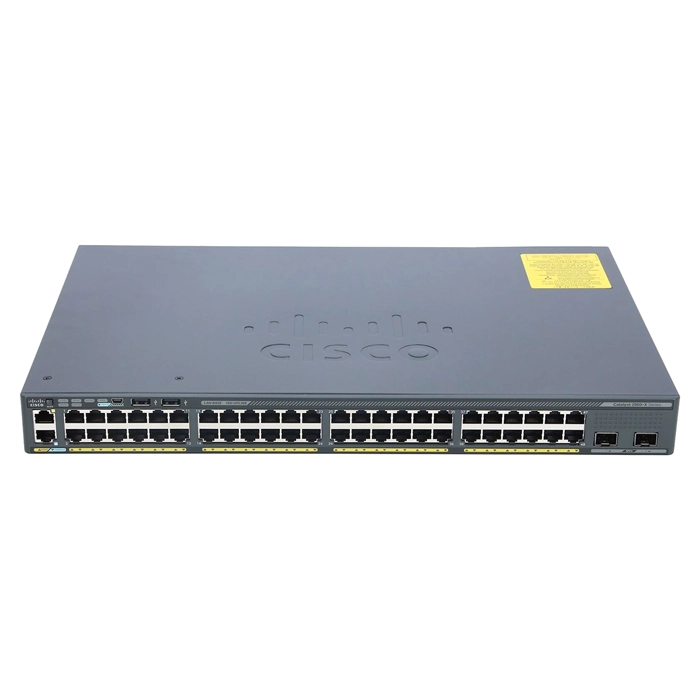 Cisco WS-C2960X-48TS-LL | Catalyst 2960X Series 2960X-48TS 48 x RJ-45 Ports 10/100/1000Base-T + 4 x SFP Ports Layer 3 Managed 1U Rack-mountable Gigabit Ethernet Network Switch Refurbished - Cisco Systems Inc. refurbished available on Gotodirect
