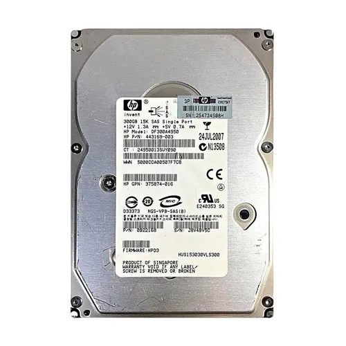 Hitachi 0B22168 | 300GB 15000RPM SAS 3Gb/s 16MB Cache 3.5-Inch Hard Drive Refurbished -  refurbished available on Gotodirect