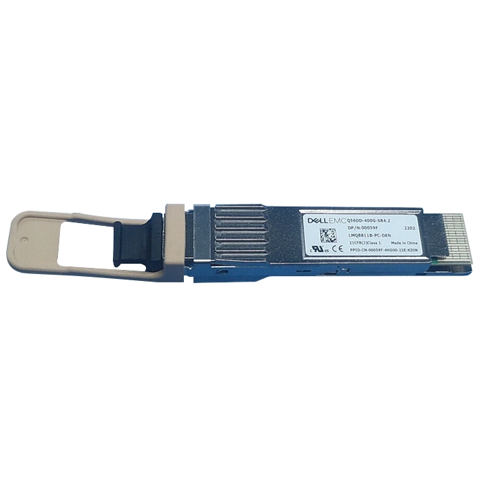Dell 00059F | 400Gb/s Multi-Mode Fiber 100M 850nm MPO-12 Connector QSFP-DD Transceiver Module Refurbished - Dell refurbished available on Gotodirect