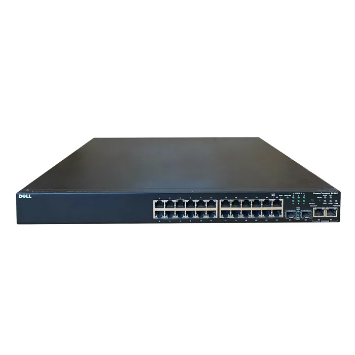 Dell UJ599 | PowerConnect 3424P 24-Ports 10/100 Fast Ethernet Managed Switch Refurbished - Dell refurbished available on Gotodirect