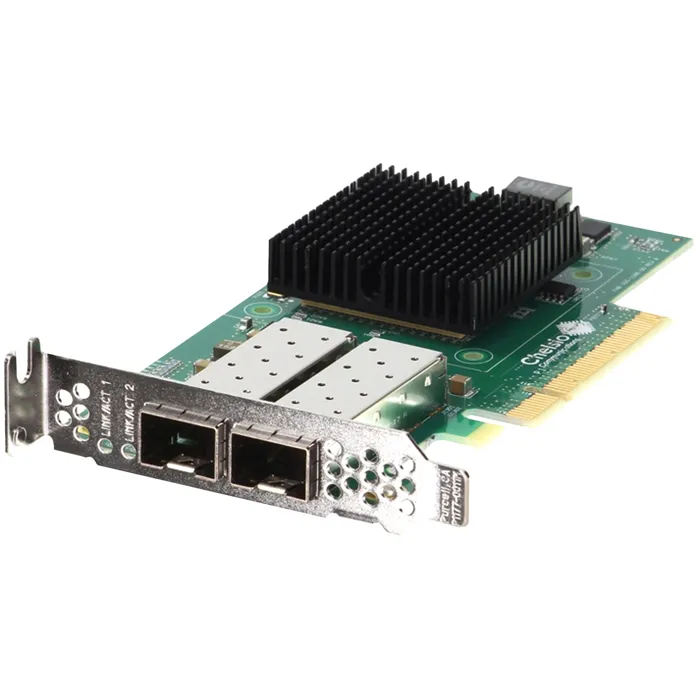 Dell 9VKR1 | Chelsio T520-CR Dual-Ports SFP+ 10Gb/s PCI Express 2.0 x8 Unified Wire Network Adapter for PowerEdge C6220 Refurbished - Dell refurbished available on Gotodirect