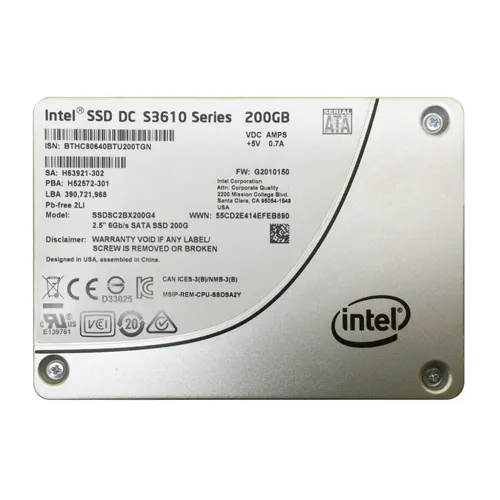 Buy Intel SSDSC2BX200G4 | DC S3610 200GB Multi-Level Cell SATA 6Gb/s 2.5-Inch Solid State Drive Refurbished - $306.30 Intel SSDSC2BX200G4 | DC S3610 200GB Multi-Level Cell SATA 6Gb/s 2.5-Inch Solid State Drive Refurbished - Intel refurbished available on Gotodirect