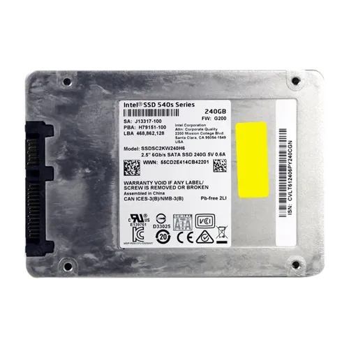 Intel SSDSC2KW240H6 | 540s 240GB Triple-Level Cell SATA 6Gb/s 2.5-Inch Solid State Drive Refurbished - Intel refurbished available on Gotodirect