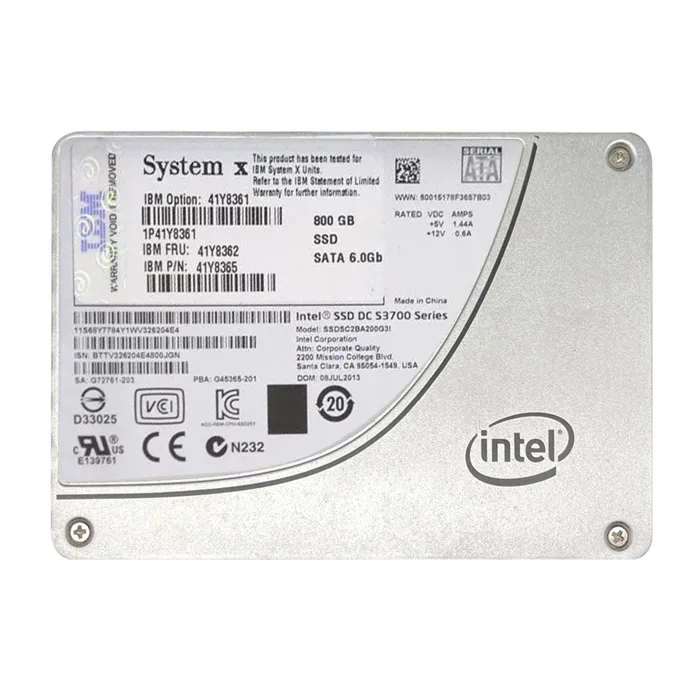 IBM 41Y8361 | 800GB Multi-Level Cell SATA 6Gb/s 2.5-Inch Solid State Drive for X3530 M4 Refurbished -  refurbished available on Gotodirect