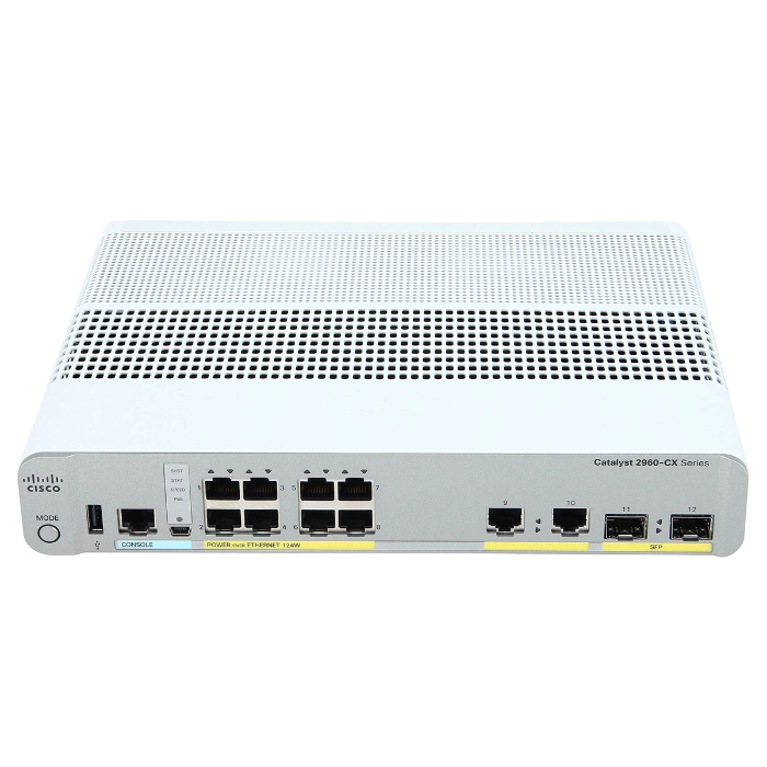 Buy Cisco WS-C2960CX-8PC-L | Catalyst 3560-CX Series 2960CX-8P 8 x Ports PoE+ 10/100/1000Base-T + 2 x GE RJ-45 Ports + 2 x SFP Ports Layer 3 Managed Gigabit Ethernet Network Switch Refurbished - $779.15 Cisco WS-C2960CX-8PC-L | Catalyst 3560-CX Series 2960CX-8P 8 x Ports PoE+ 10/100/1000Base-T + 2 x GE RJ-45 Ports + 2 x SFP Ports Layer 3 Managed Gigabit Ethernet Network Switch Refurbished - Cisco Systems Inc. refurbished available on Gotodirect