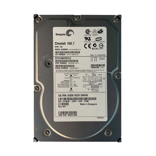 Dell 0Y4628 | 146GB 10000RPM Ultra320 SCSI Hot-Pluggable 8MB Cache 80-Pin 3.5-Inch Hard Drive Refurbished - Dell refurbished available on Gotodirect