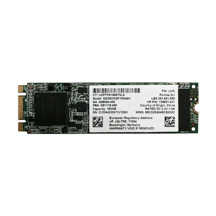 Intel SSDSCKGF180A4H | Pro 1500 Series 180GB MLC SATA 6GB/s AES-256 M.2 2280 Internal Solid State Drive Refurbished - Intel refurbished available on Gotodirect