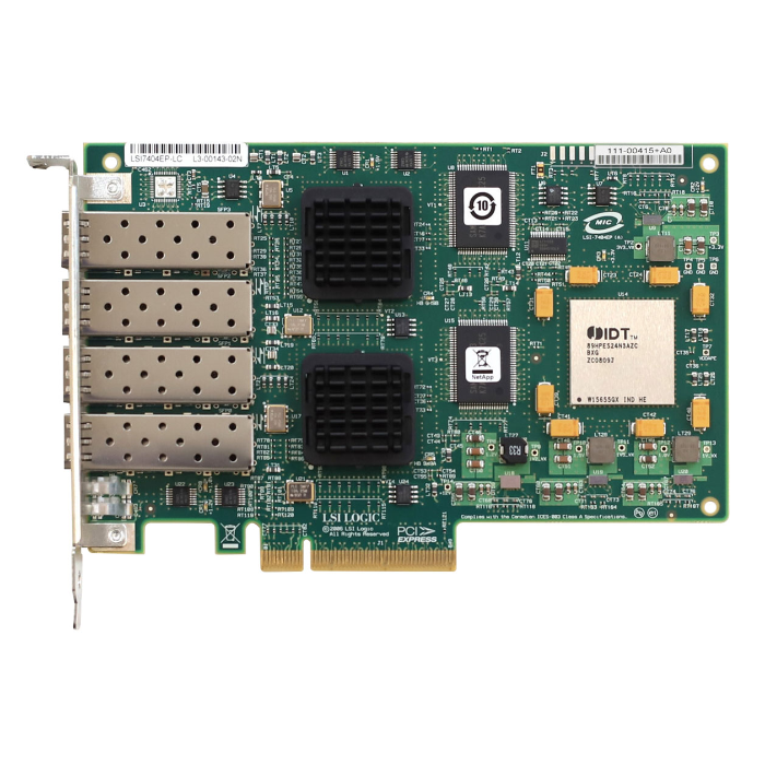 NetApp 111-00415 | 4 Ports Fibre Channel 4Gb/s PCI Express Host Bus Adapter Refurbished -  refurbished available on Gotodirect
