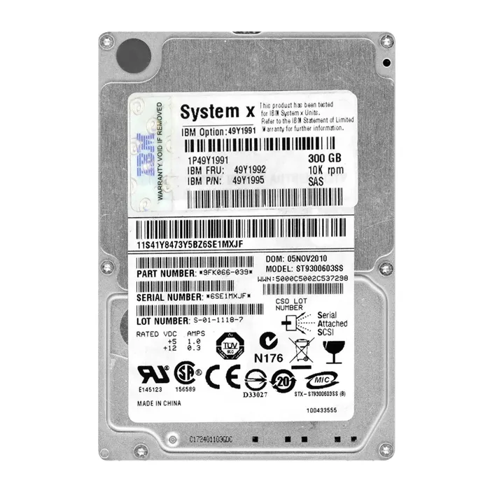 Buy IBM 49Y1992 | 300GB 10000RPM SAS 6Gb/s 2.5-Inch Hard Drive Refurbished - $191.08 IBM 49Y1992 | 300GB 10000RPM SAS 6Gb/s 2.5-Inch Hard Drive Refurbished - refurbished available on Gotodirect