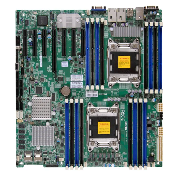 Supermicro MD-X9DRH-7F-B | Xeon E5-2600/E5-2600v2 Intel C602 Chipset Dual Socket LGA-2011 DDR3 RAM Extended ATX System Board (Motherboard) Refurbished -  refurbished available on Gotodirect
