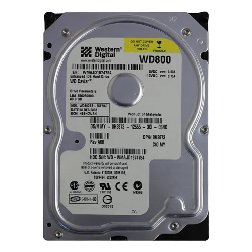 Dell 0H3873 | 80GB 7200RPM ATA-100 2MB Cache 3.5-Inch Hard Drive Refurbished - Dell refurbished available on Gotodirect