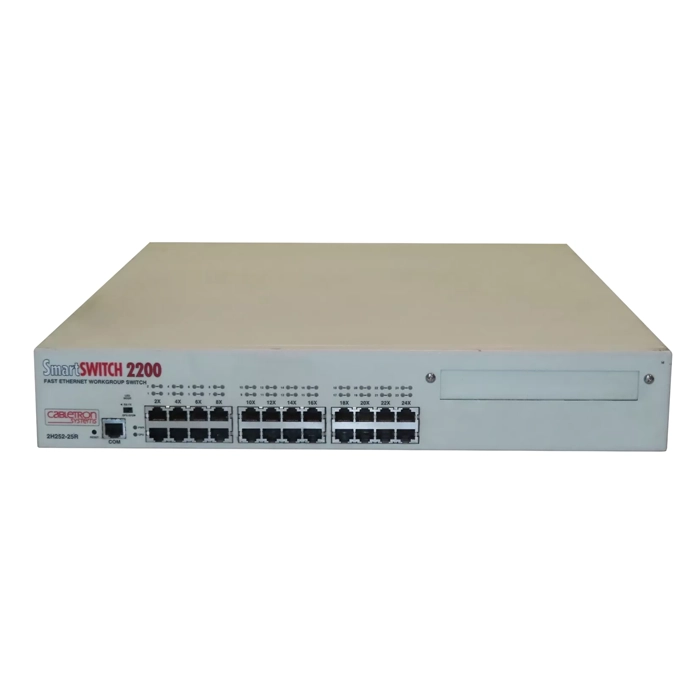 Enterasys 2H252-25R | SmartSwitch 2200 Ethernet Switch 24 x 10/100Base-TX 1 x Expansion Slots Ethernet Switch Refurbished -  refurbished available on Gotodirect