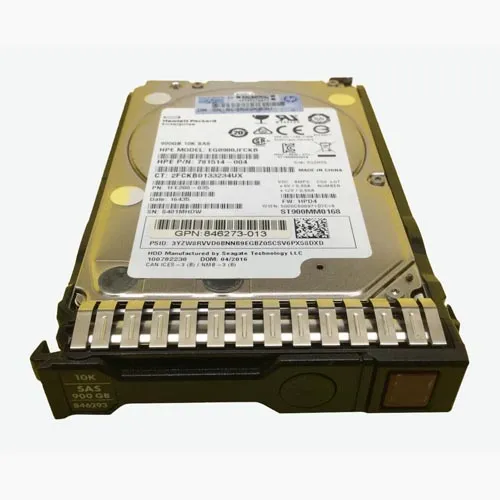 HP 846293-001 | 900GB 10000RPM SAS 12Gb/s Hot-Pluggable (512n) SFF 2.5-inch Enterprise Hard Drive for Gen8/10 ProLiant Server/Storage Array Refurbished - Hewlett-Packard (ou HP en abrégé) refurbished available on Gotodirect