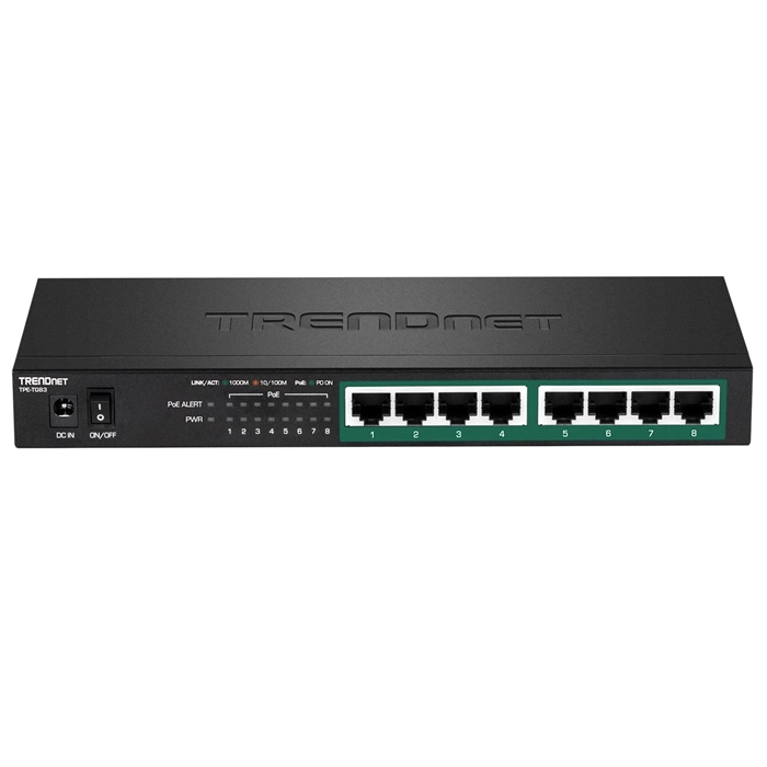 Buy TRENDnet TPE-TG83 | 8-Ports 10/100/1000Base-T RJ-45 GbE PoE+ Wall-mountable Gigabit Ethernet Network Switch Refurbished - $237.27 TRENDnet TPE-TG83 | 8-Ports 10/100/1000Base-T RJ-45 GbE PoE+ Wall-mountable Gigabit Ethernet Network Switch Refurbished - refurbished available on Gotodirect