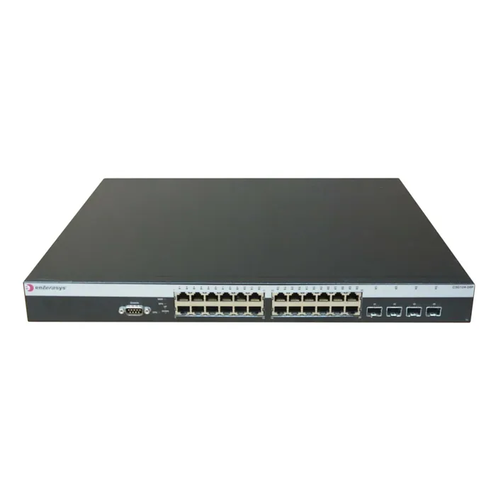 Enterasys C3G124-24P | SecureStack C3 24 x Ports PoE 1000Base-T + 4 x Ports Combo RJ-45/SFP Layer 3 Managed 1U Rack-Mountable Stackable Gigabit Ethernet Network Switch Refurbished -  refurbished available on Gotodirect
