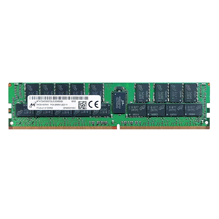 Micron MTA72ASS8G72LZ-2G6B2QI | 64GB DDR4-2666MHz PC4-21300 ECC Registered LRDIMM CL19 4Rx4 1.2V 288-Pin Memory Module Refurbished -  refurbished available on Gotodirect