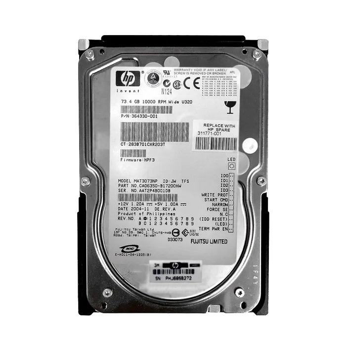 Fujitsu CA06350-B17200HW | 73.5GB 10000RPM Ultra320 SCSI 68-Pin 8MB Cache 3.5-Inch Hard Drive Refurbished - Fujitsu refurbished available on Gotodirect