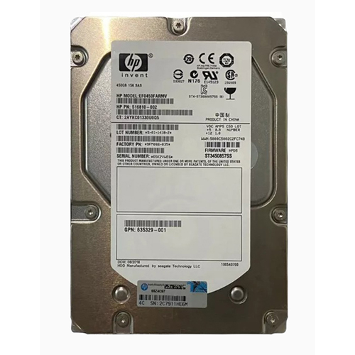 HP 635329-001 | 450GB 10000RPM SAS 6Gb/s Dual Port Hot Swappable 2.5-Inch Hard Drive Refurbished - Hewlett-Packard (ou HP en abrégé) refurbished available on Gotodirect