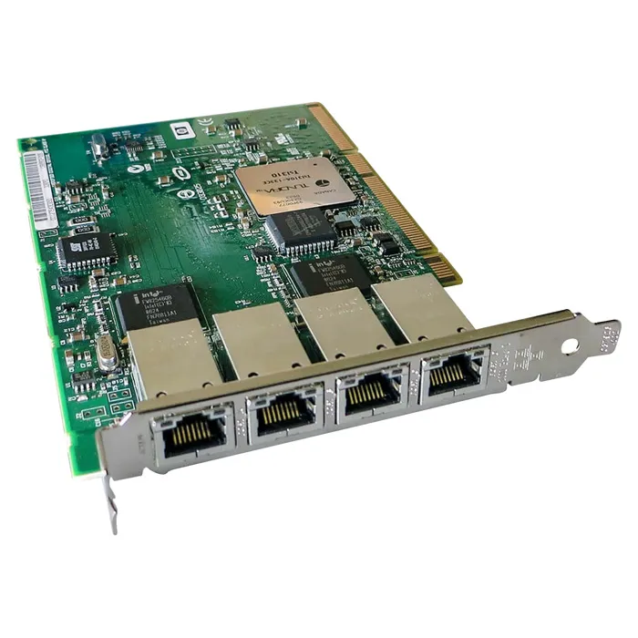 HP AB545-69001 | 4 x Ports 1000Base-T RJ-45 Gigabit Ethernet PCI-X Server Network Adapter Card Refurbished - Hewlett-Packard (ou HP en abrégé) refurbished available on Gotodirect