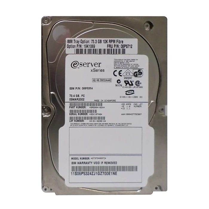 IBM 06P5712 | 73.4GB 10000RPM Fibre Channel 2Gb/s Hot Swappable 3.5-Inch Hard Drive Refurbished -  refurbished available on Gotodirect