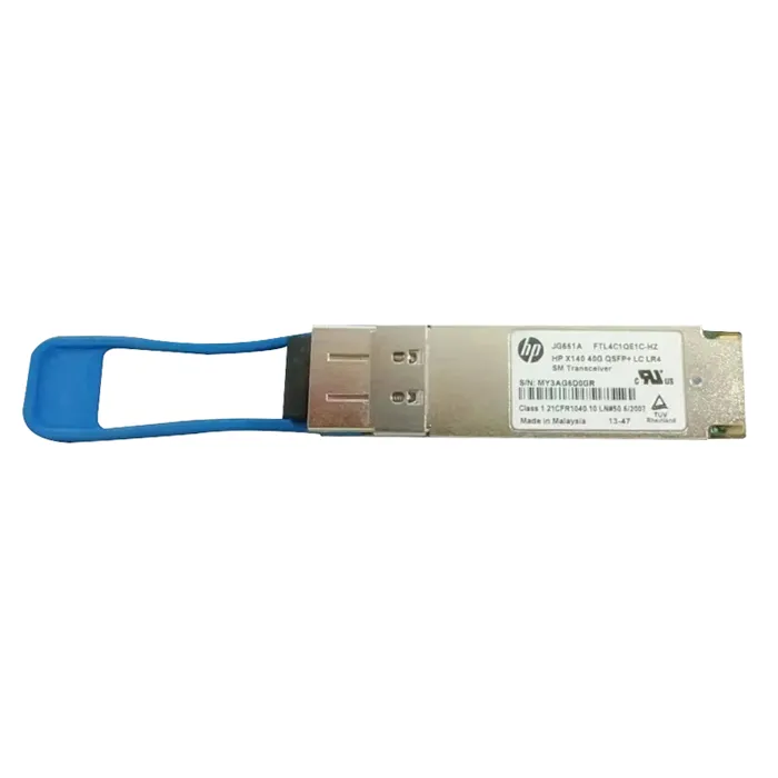 HP JG661A | X140 40Gb/s 40GBase-LR4 Single-Mode Fibre 1310nm 10km Duplex LC Connector QSFP+ Transceiver Module Refurbished - Hewlett-Packard (ou HP en abrégé) refurbished available on Gotodirect