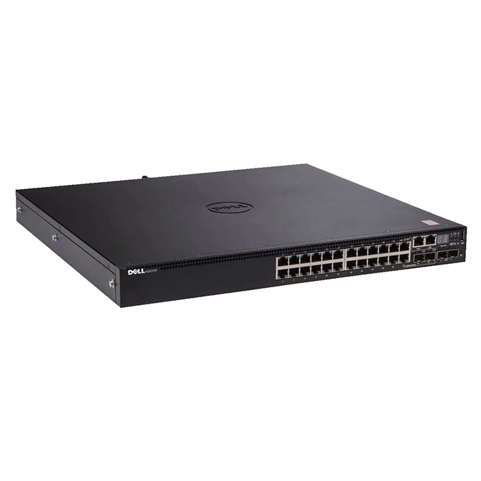 Dell N3024P | Networking N3000 Series N3024P 24 x RJ-45 Ports PoE+ 10/100/1000Base-T + 2 x SFP Ports + 2 x SFP+ Ports Layer 3 Managed 1U Rack-mountable Gigabit Ethernet Network Switch Refurbished - Dell refurbished available on Gotodirect
