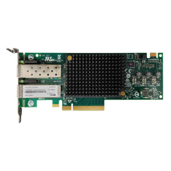 Lenovo 01CV842 | 2 x Ports 16Gb/s Fibre Channel Host Bus Adapter Refurbished - Lenovo refurbished available on Gotodirect