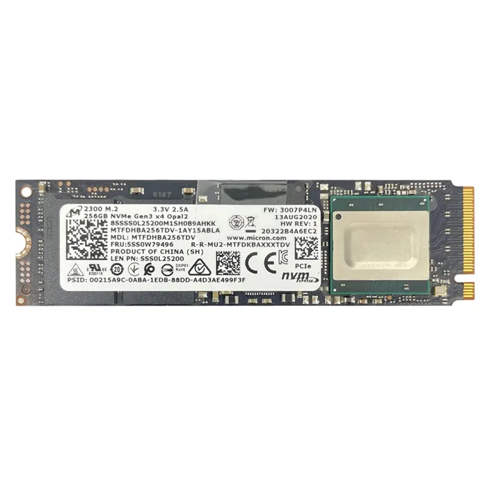 Lenovo 5SS0W79496 | 256GB TLC PCI Express 3.0 x4 NVMe M.2 2280 Internal Solid State Drive Refurbished - Lenovo refurbished available on Gotodirect