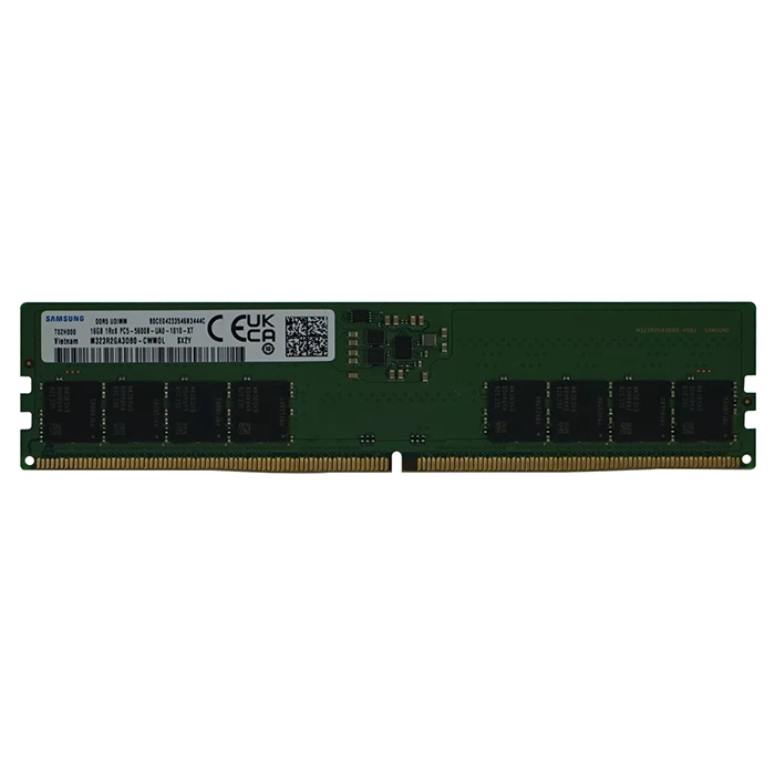 Samsung M323R2GA3DB0-CWM0L | 16GB DDR5-5600MHz PC5-44800 Non-ECC Unbuffered UDIMM CL46 1Rx8 1.1V 288-Pin  Memory Module Refurbished - Samsung refurbished available on Gotodirect