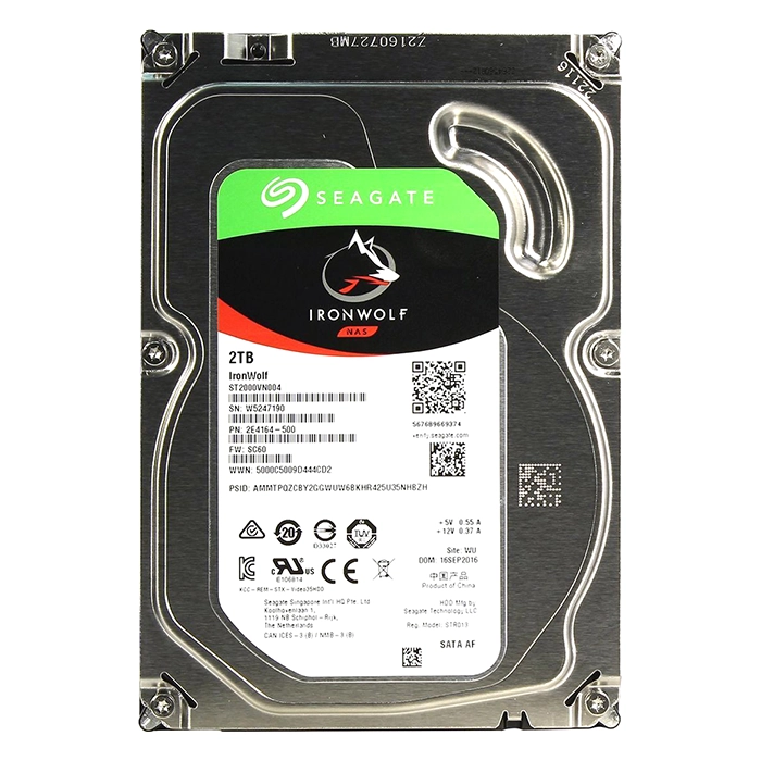 Seagate ST2000VN004 | IronWolf Air 2TB 3.5-inch 6GB/s SATA 5900RPM 64MB Cache NAS Hard Drive Refurbished - Seagate refurbished available on Gotodirect