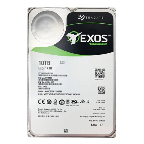 Seagate ST10000NM0086 | Exos X10 10TB 7200RPM SATA 6Gb/s 256MB Cache 512e 3.5-Inch Hard Drive Refurbished - Seagate refurbished available on Gotodirect