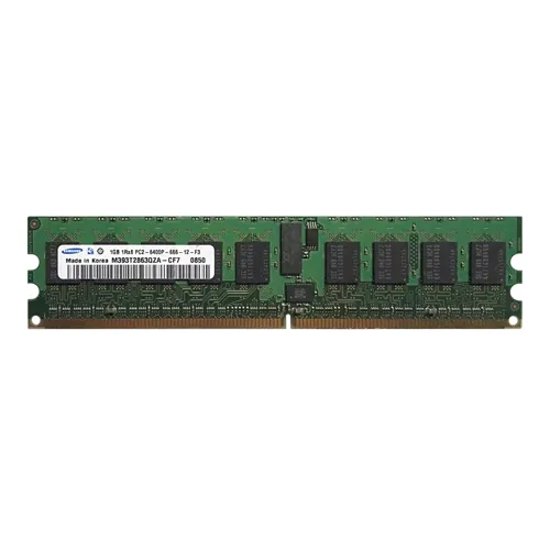 Samsung M393T2863QZA-CF7 | 1GB DDR2-800MHz PC2-6400 ECC Registered RDIMM CL6 2Rx8 1.8V 240-Pin Memory Module Refurbished - Samsung refurbished available on Gotodirect