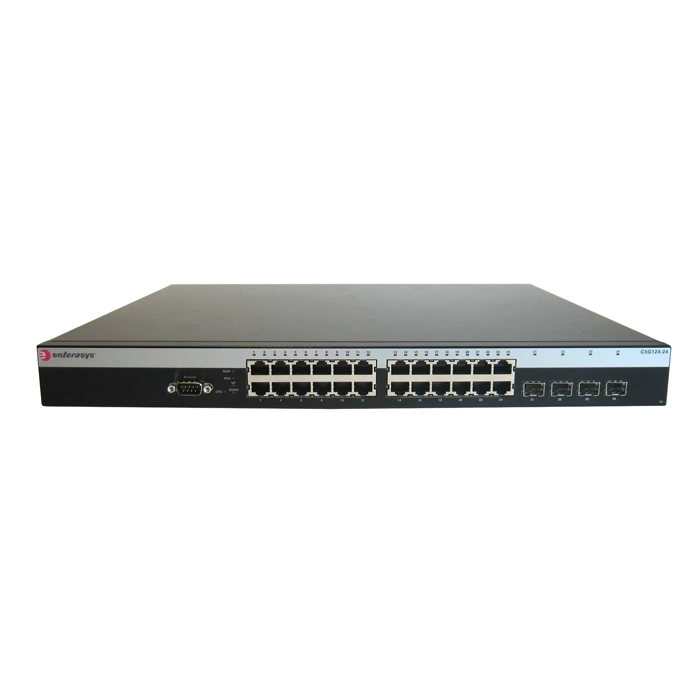 Enterasys C5G124-24-G | Networks C5G124-24 Layer 3 Switch 24-Port 4 Slot 24 10/100/1000Base-T 4 x SFP (mini-GBIC) Refurbished -  refurbished available on Gotodirect