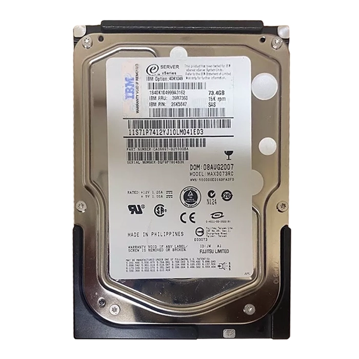 Buy IBM 39R7360 | 73GB 15000RPM SAS 3Gb/s Hot Swappable 8MB Cache 3.5-Inch Hard Drive Refurbished - $202.31 IBM 39R7360 | 73GB 15000RPM SAS 3Gb/s Hot Swappable 8MB Cache 3.5-Inch Hard Drive Refurbished - refurbished available on Gotodirect