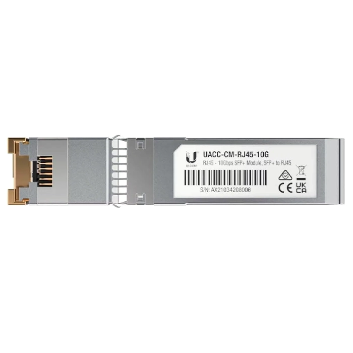 Ubiquiti UACC-CM-RJ45-10G | 10Gb/s 10GBase-T 30m Cat6a 1 x Port RJ-45 Connector SFP+ Transceiver Module Refurbished - Ubiquiti refurbished available on Gotodirect