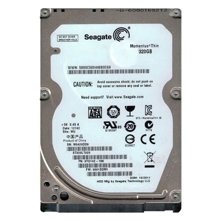 Buy Seagate ST320LT020 | Momentus Thin 320GB 5400RPM SATA 3Gb/s 16MB Cache (CE) 2.5-Inch Hard Drive Refurbished - $94.74 Seagate ST320LT020 | Momentus Thin 320GB 5400RPM SATA 3Gb/s 16MB Cache (CE) 2.5-Inch Hard Drive Refurbished - Seagate refurbished available on Gotodirect