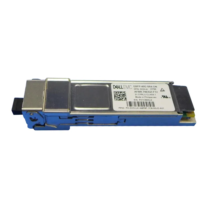 Dell V3XJK | 40Gb/s 40GBase-SR4 Multi-Mode Fibre 850nm 150m MPO Connector QSFP+ Transceiver Module Refurbished - Dell refurbished available on Gotodirect