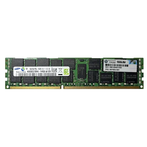 HP 647653-081 | 16GB DDR3-1333MHz PC3-10600 ECC Registered RDIMM CL9 2Rx4 1.35V 240-Pin Memory Module Refurbished - Hewlett-Packard (ou HP en abrégé) refurbished available on Gotodirect