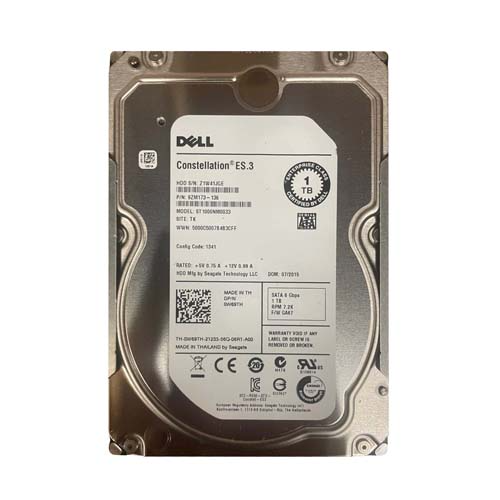 Dell W69TH | 1TB 7200RPM SATA 6Gb/s Hot-Pluggable (512n) 3.5-Inch Hard Drive for PowerEdge Server Refurbished - Dell refurbished available on Gotodirect