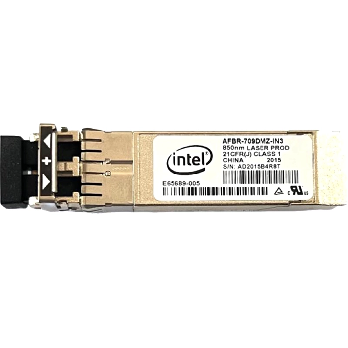 Intel AFBR-709DMZ-IN3 | 10Gb/s Multi-mode Fiber 300m 850nm Duplex LC Connector SFP+ Transceiver Module Refurbished - Intel refurbished available on Gotodirect